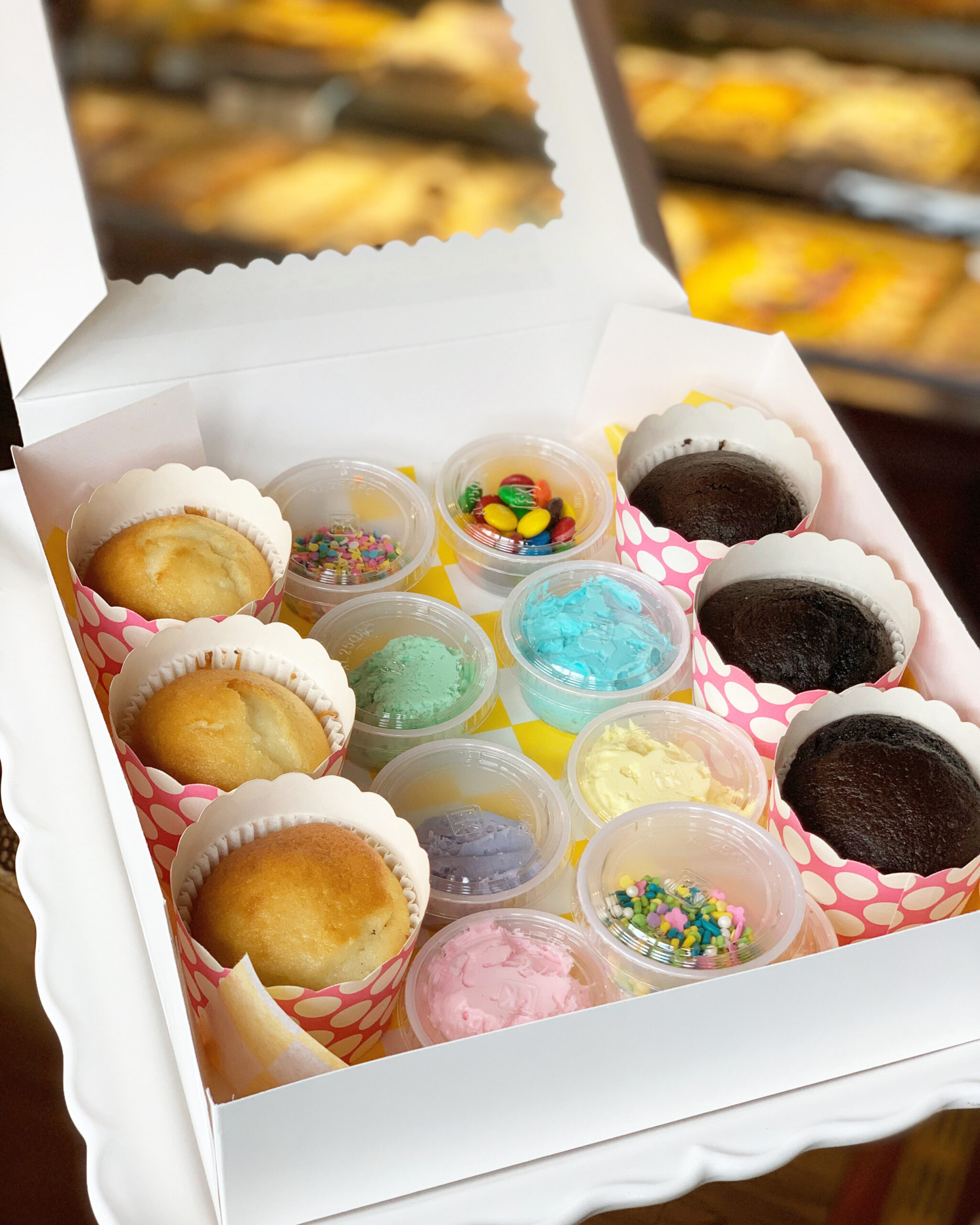 Take Home Cupcake Decorating Kit Chrusciki Bakery