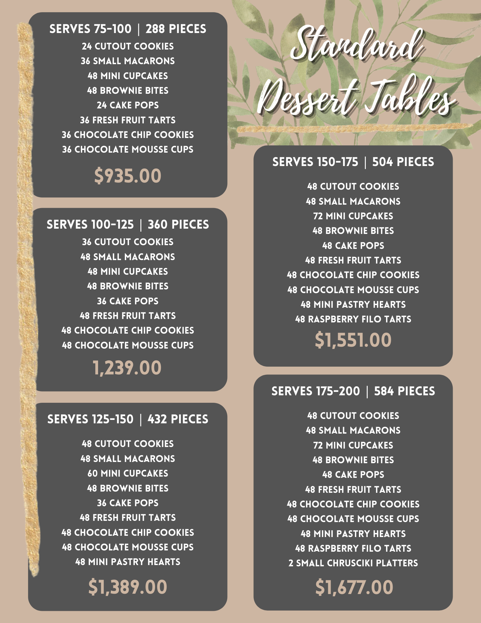 Weddings & Special Events